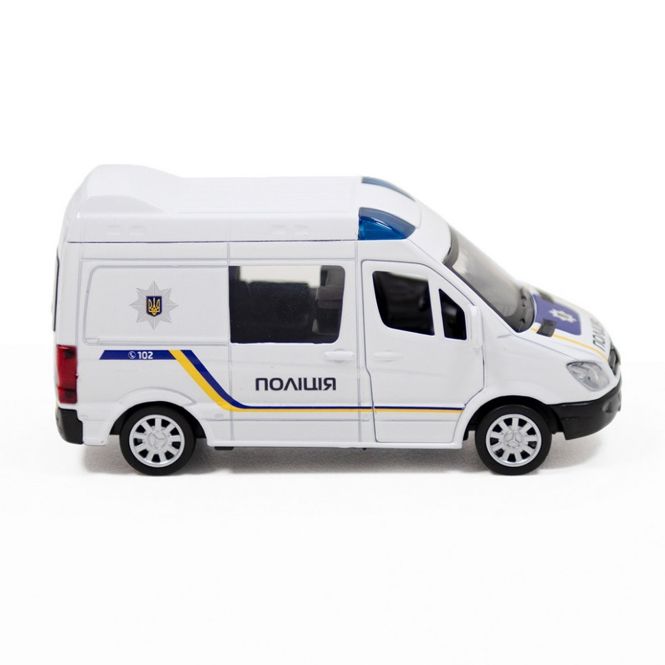 Автомодель детская Полиция Mersedes-Benz Sprinter TechnoDrive 250294 инерционная Винница - изображение 2