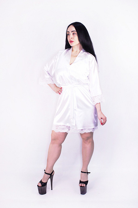 Пеньюар с халатом Белый XS Харьков - изображение 2