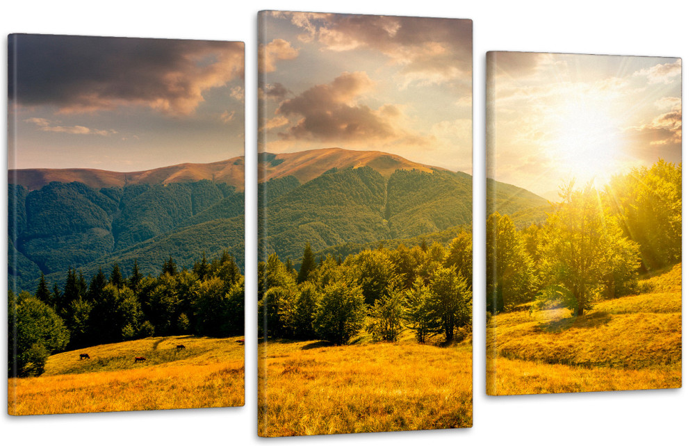 Модульная картина в гостиную / спальню  Природа   Art-712_3 70x130 см Київ - фото 1