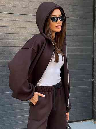 Жіночий теплий костюм на флісі Шоколад 42/46 Харків