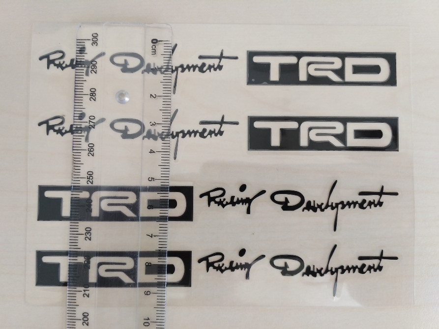 Наклейка на ручки авто № 8 Черная Киев - изображение 4