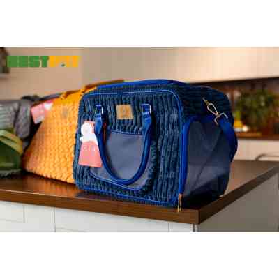 Переноска для животных MISOKO&CO 41.5x23x28 см темно-синяя (YIWUMSK70159) Винница