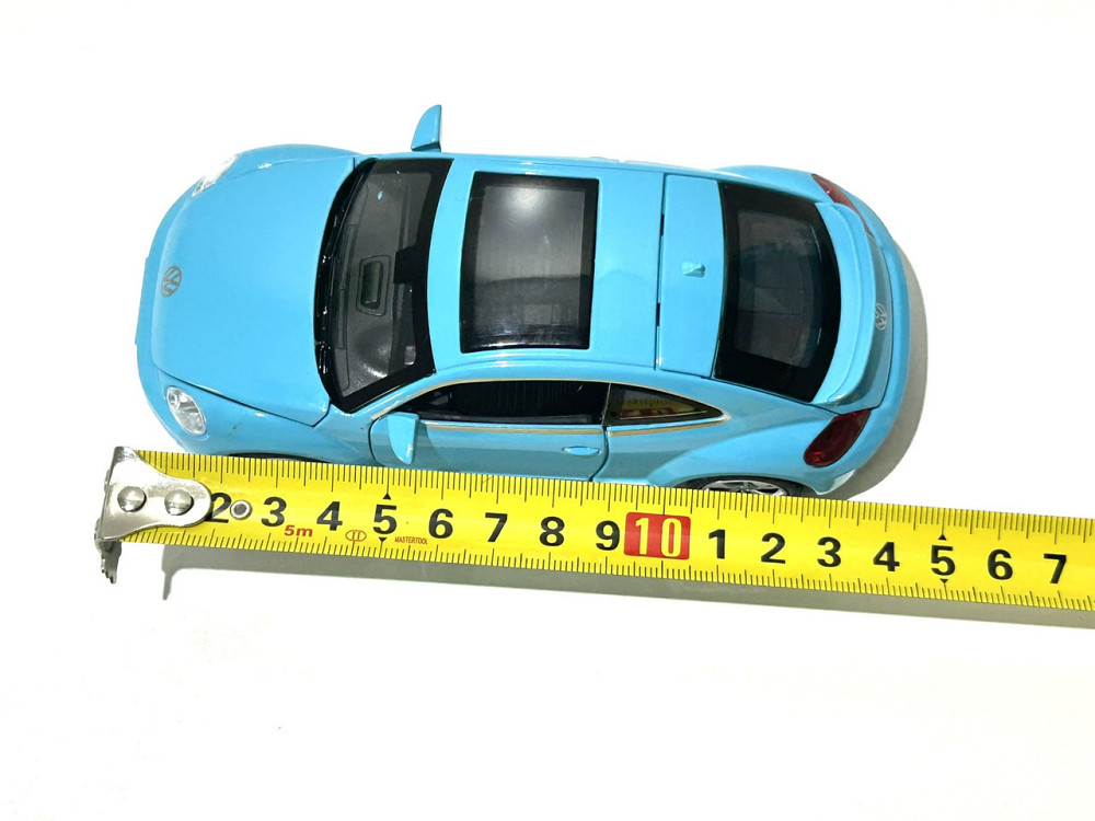 Машинка Автоексперт Volkswagen Beetle 1:32 метал світло/звук відчиняються двері капот багажник Блакитна (12012) Чернігів - фото 6