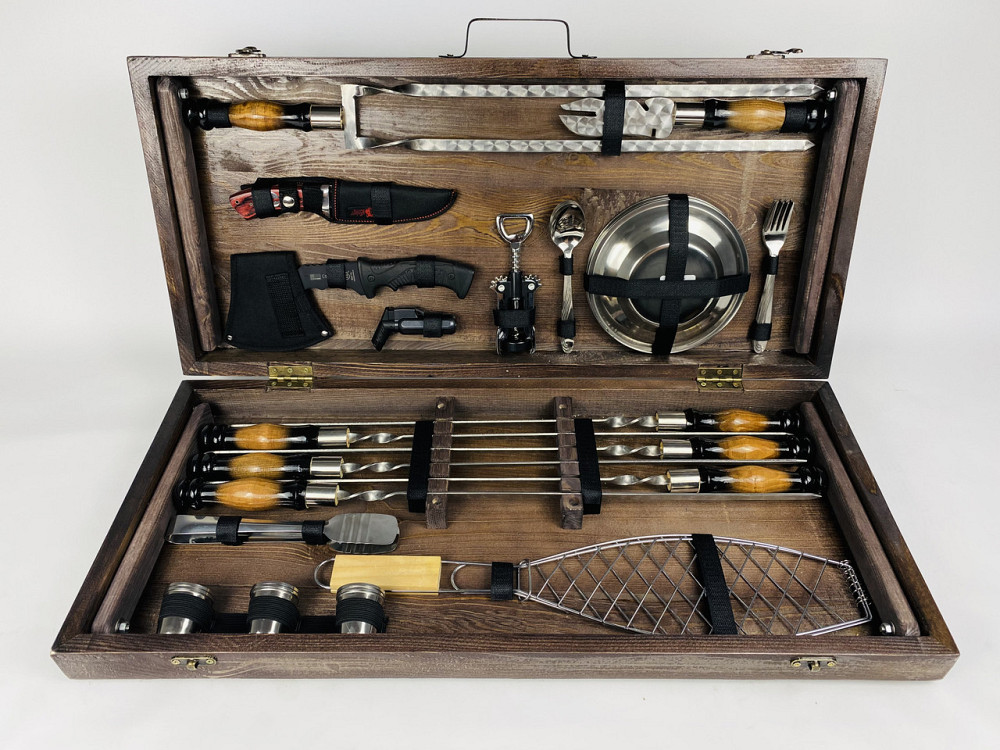 Подарочные наборы шампуров Grill Master. Оригинальный подарок мужчине, папе, куму, другу Тернополь - изображение 2