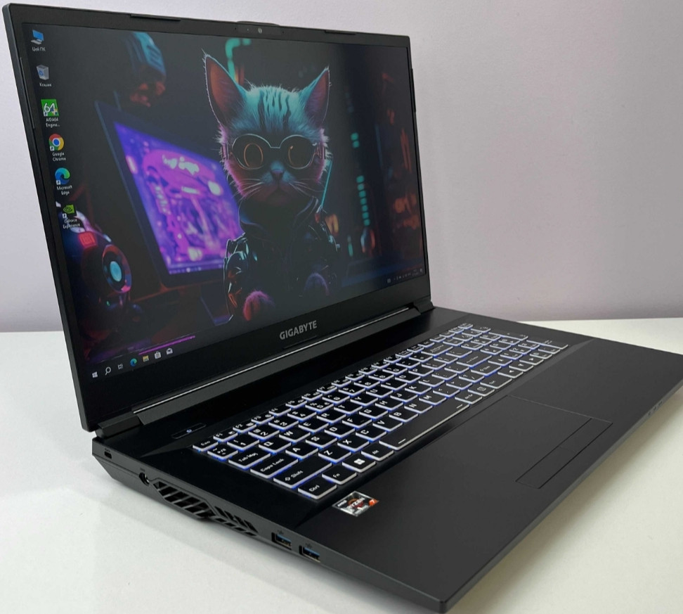 Ноутбук: Gigabyte A7 17.3 Ryzen 7 5800H RTX 3060 130W 144Hz SSD 1 Tb RAM 16Gb Київ - фото 4