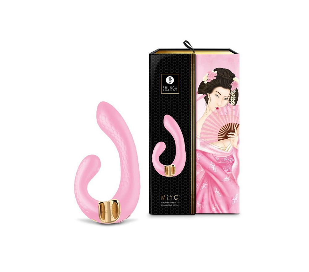 Вибратор-кролик Shunga Miyo Light Pink Sex Aura Киев - изображение 7