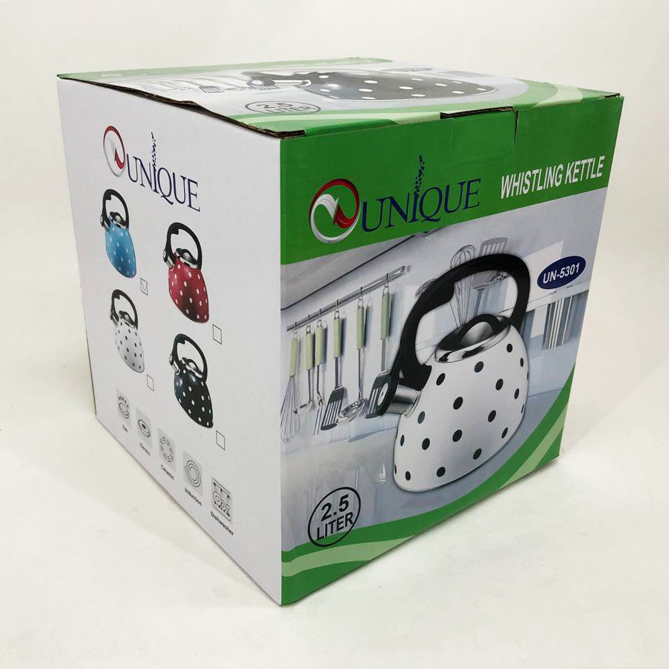 Чайник для плити з гучним свистком Unique, Хороший чайник зі свистком зі для дому FI-36 Львів - фото 8