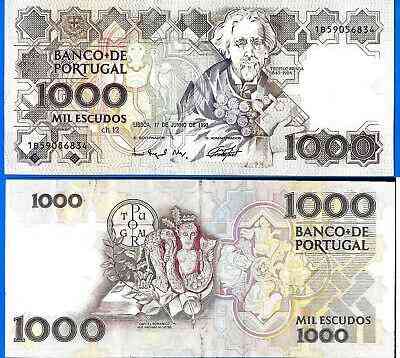 Португалія/Portugal 1000 ескудо 17.06.1993 року. Португалія. р181j Полтава