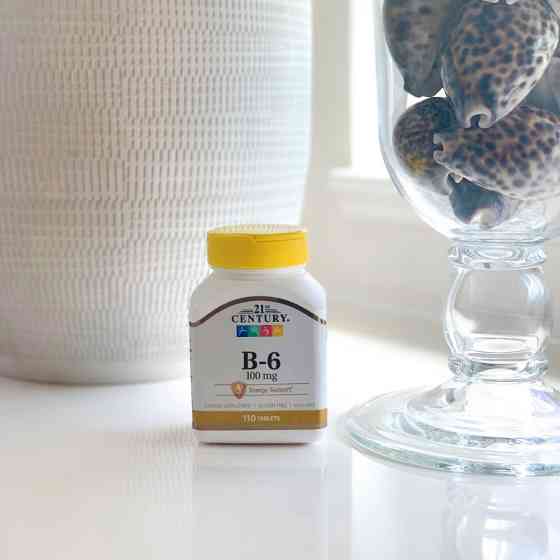 Вітамін B6 (піридоксин) 21st Century B-6 100 mg 110 таб Київ