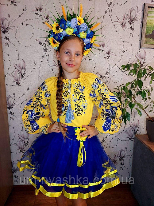 Дитяча вишиванка Зозулька на жовтому Кривий Ріг - фото 6