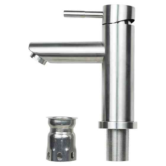 Змішувач KT Ø35 для раковини литий на гайці SS AQUATICA KT-1A170P (9722001) Київ