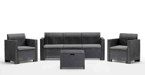 Набор садой мебели BICA Nebraska 3, графит Киев