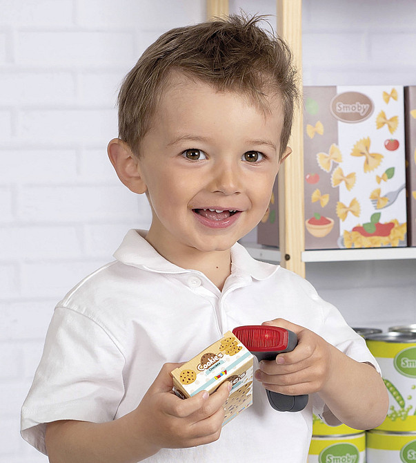 Детская электронная касса Smoby с терминалом, весами, звуковым сканером (350114) Киев - изображение 7