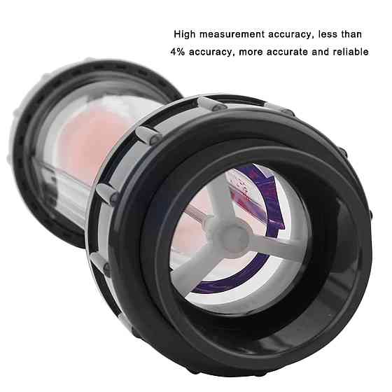 Счетчик расхода жидкости LZS-40(D) пластиковая прозрачная трубка 1-10 м³/ч высокая точность ≤4% ротаметр Киев