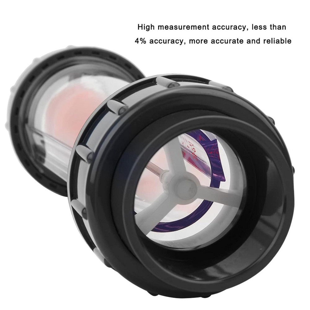 Счетчик расхода жидкости LZS-40(D) пластиковая прозрачная трубка 1-10 м³/ч высокая точность ≤4% ротаметр Киев - изображение 4