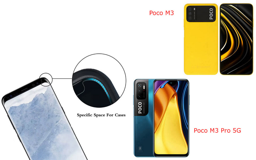 Захисне скло HyperGlass Pro для Poco M3, Poco M3 Pro 5G – максимальна чутливість та захист Київ - фото 3