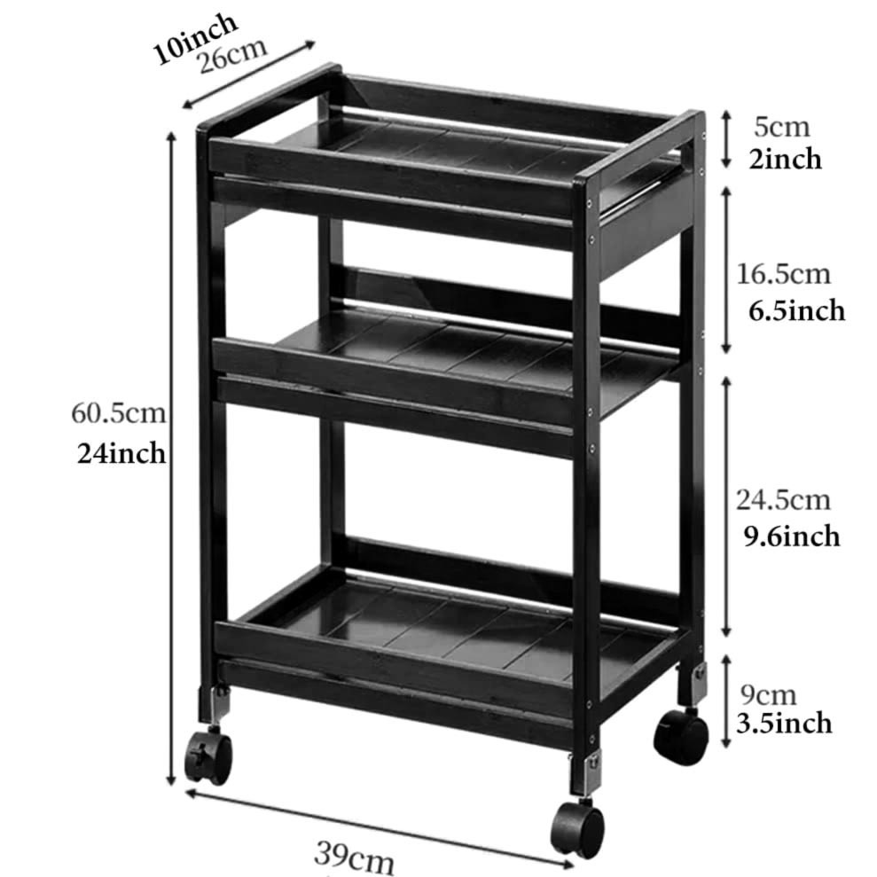 Етажерка на колесах "Уналаш" сієна Миколаїв - фото 2