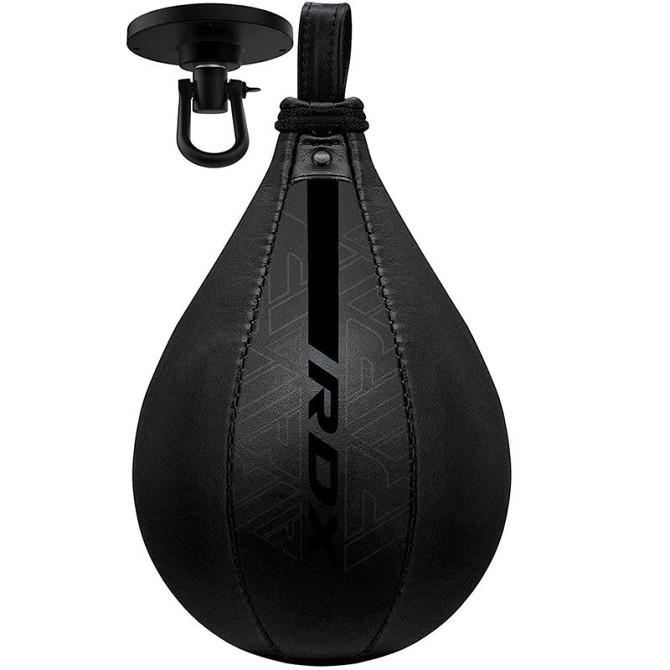 Пневмогруша боксерська RDX F6 KARA SPEED BALL + swivel Matte Black Каменское - изображение 1