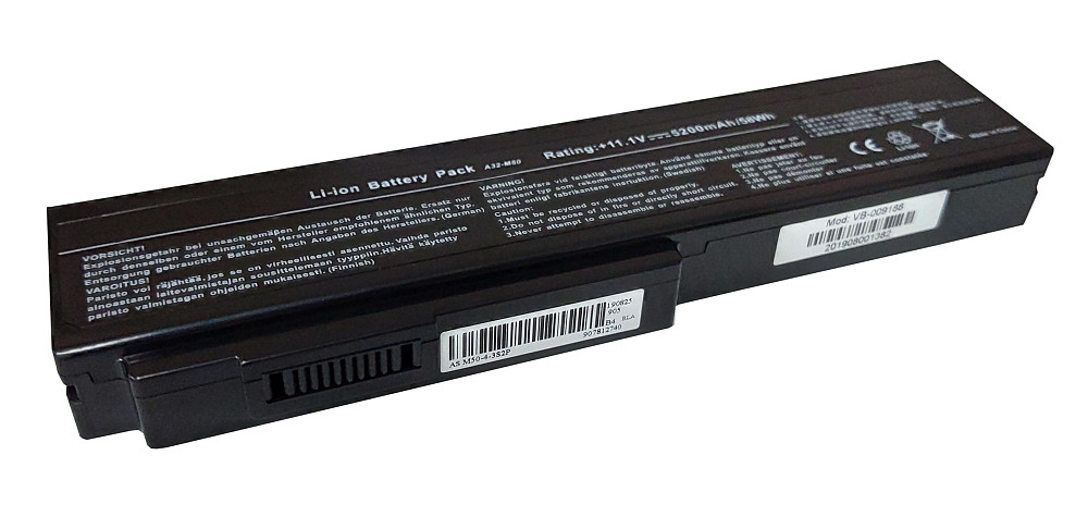 Аккумулятор для ноутбука Asus A32-M50 11.1V Black 5200mAh OEM Вінниця - фото 1