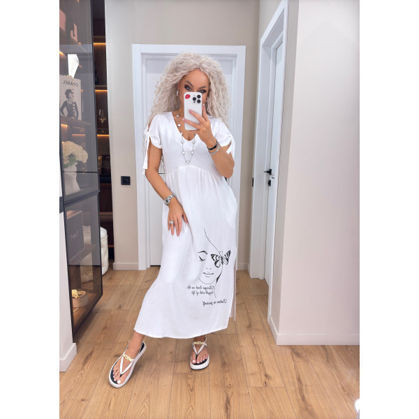 Жіноча жлина  сукня вільного крою з принтом. 46-60р. Киев - изображение 4