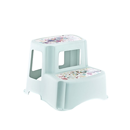 Підставка для ніг для ванної кімнати 2 сходинки білий Совушки ELIF Житомир - фото 1