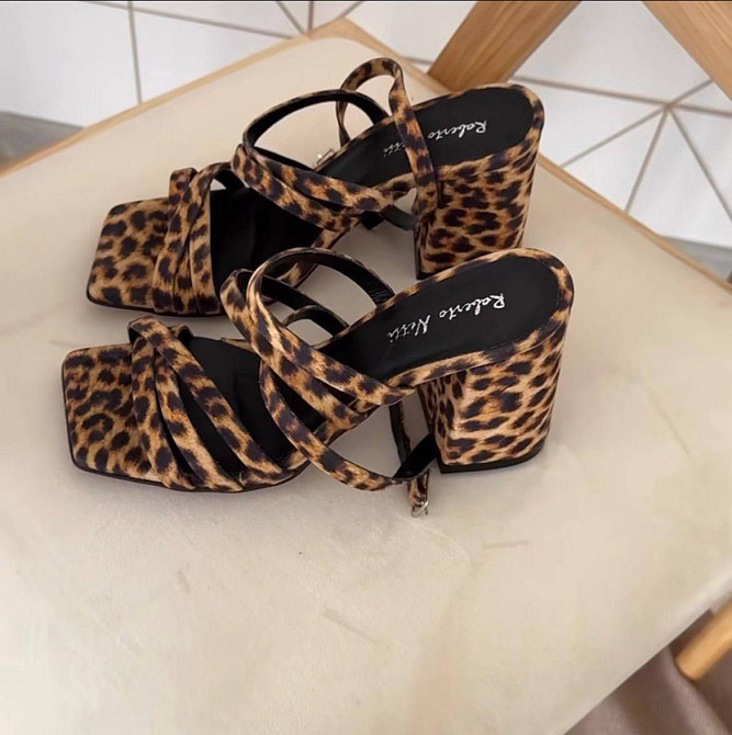 Roberto Netti Стильні босоніжки жіночі леопардові літні шкіряні Roberto netti 2754/8/1 з квадра Коломия - фото 1