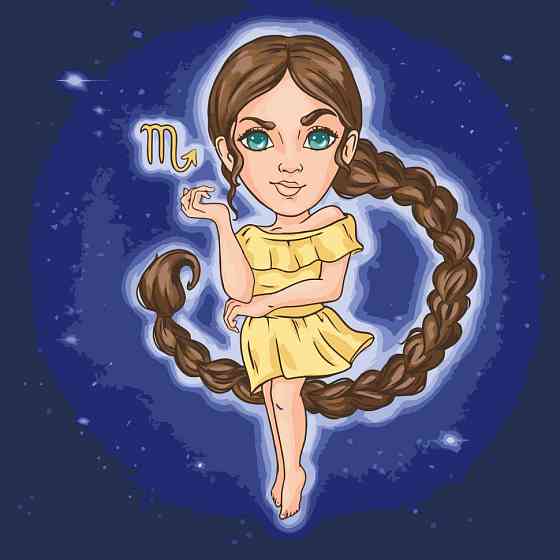 Картина за номерами "Знаки зодіаку. Скорпіон" 10100-AC 40х40 см Вінниця