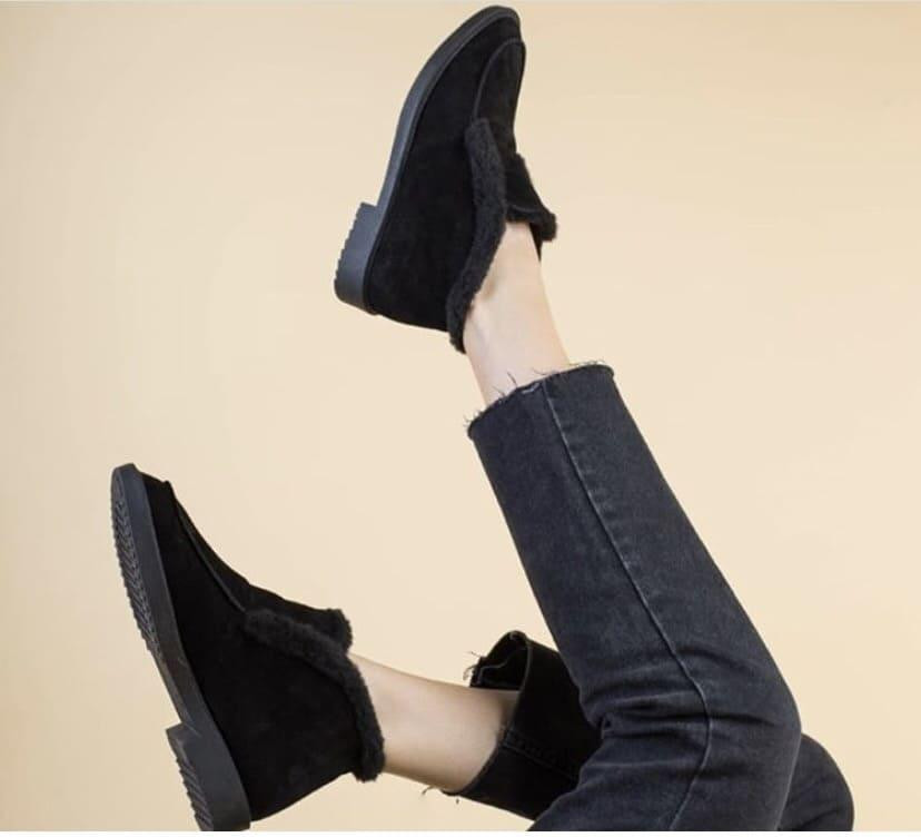 Daragani Черевики жіночі Daragani чорні натуральна замша зима 37-40р. (4245) Коломия - фото 2