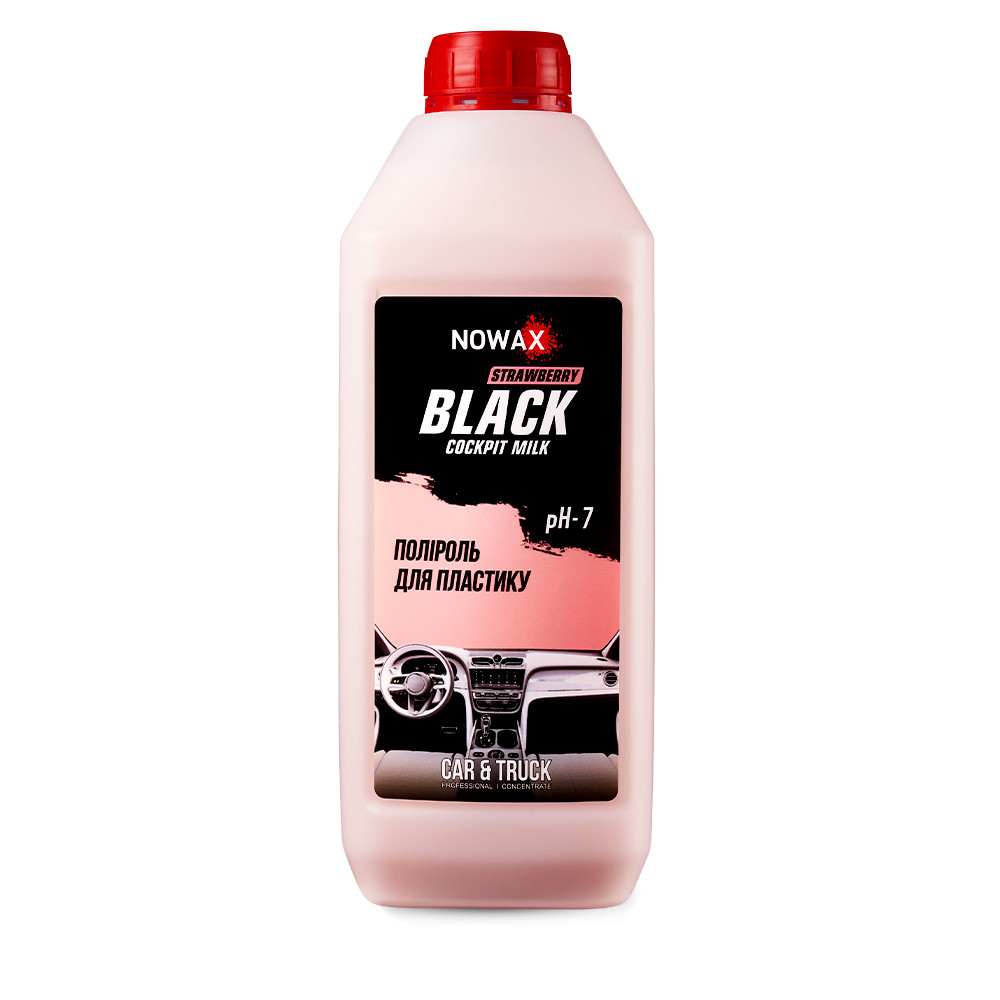 Поліроль-молочко для пластику Nowax Strawberry концентрат, 1л Львів - фото 1