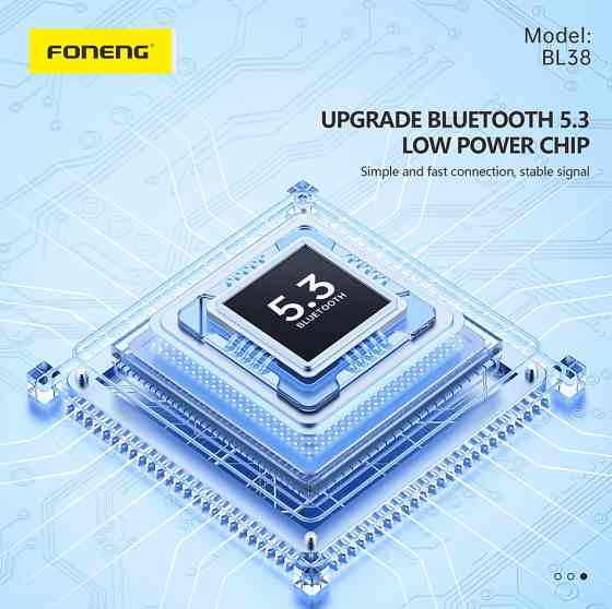 Bluetooth-гарнітура Foneng Neckband Sport (BL38) Чорний Харьков