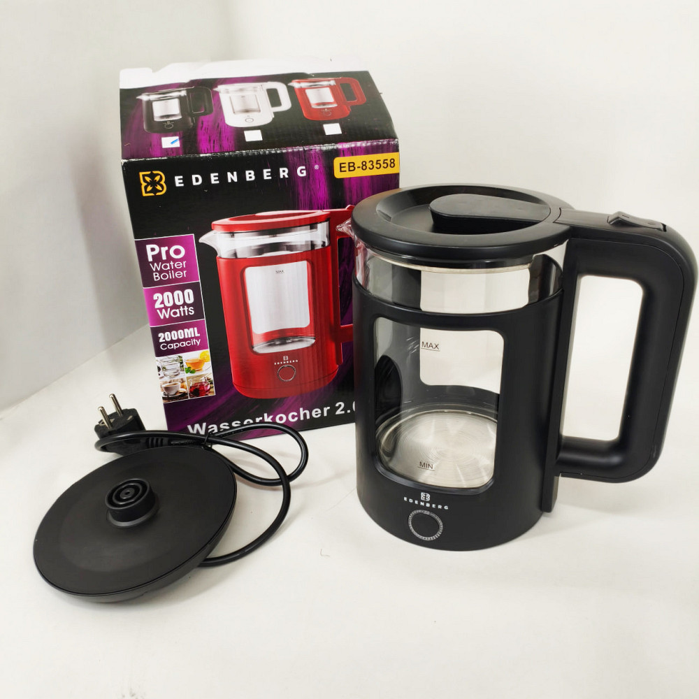 Чайник з візуальним індикатором роботи denberg, Електричний чайник з індикатором води WH-46 Івано-Франківськ - фото 3