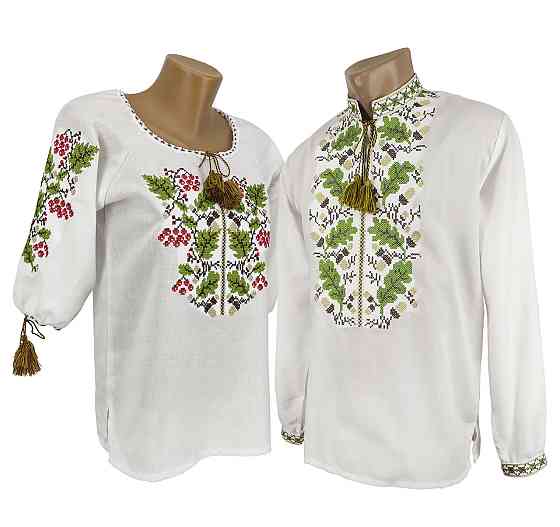 Чоловіча вишиванка з яскравим орнамент  Дубки. Київ