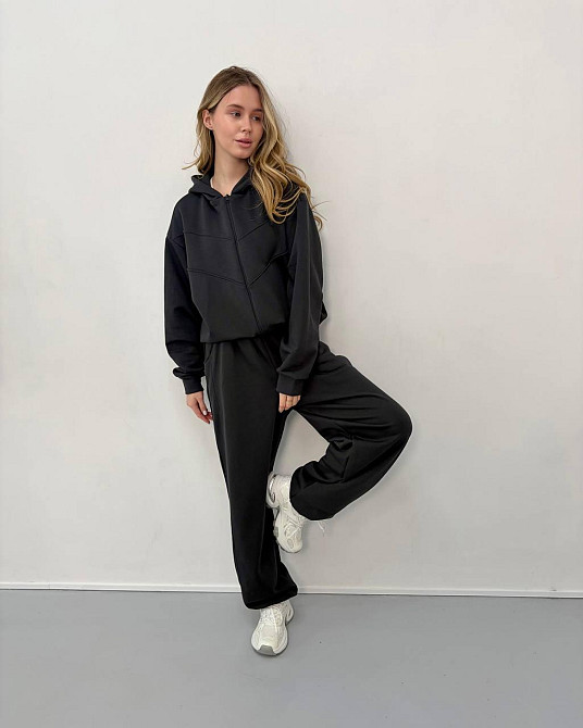 Женский стильный повседневный весенний костюм 100% хлопок Одесса - изображение 5