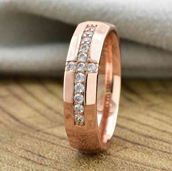 Кольцо Xuping позолота РО, 18 размер (ширина 5мм, вес 4.1г) Киев