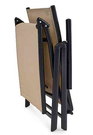 Садовий шезлонг з алюмінієвою рамою Di Volio Bolzano бежевий Киев