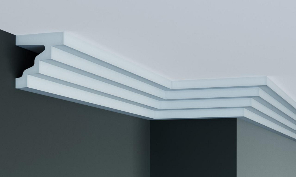 Карниз полиуретановый гладкий Gaudi Decor P 887 Днепр - изображение 1