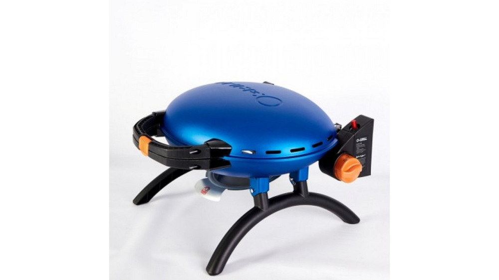 КОМПЛЕКТ Портативный переносной газовый гриль O-GRILL 500, синий + шланг в подарок! Код: 011673 Ровно - изображение 3