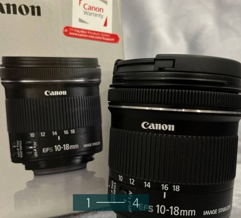 Об'єктив: Canon EF-S 10-18mm. Київ - фото 1