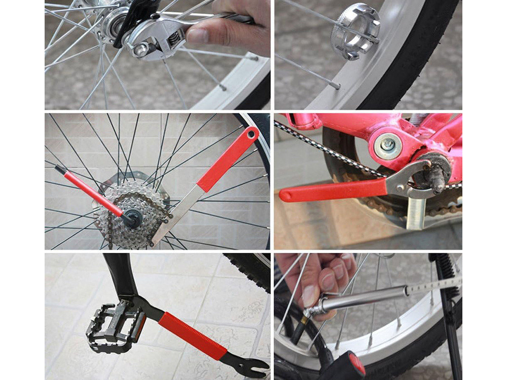 Набір для ремонту та обслуговування велосипеда 44 предмети Київ - фото 10