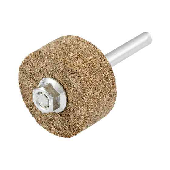 Насадка полірувальна MASTERTOOL з натуральної повсті жорстка для дриля 25 мм Ø 50 мм набір 6 шт 08-9250 Коломыя