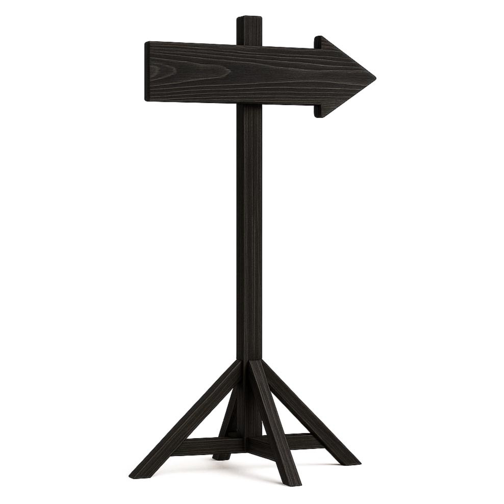 Напольная стрелка-указатель 