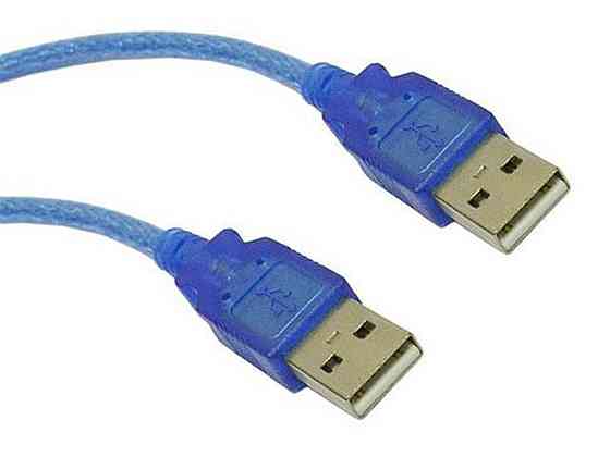 Кабель USB 2.0 AM-AM, 3.0 м, синій Вінниця