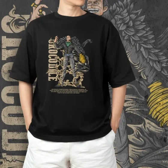 Футболка мужская с принтом Ван Пис Crocodile Размер 48 Anime0234 Днепр