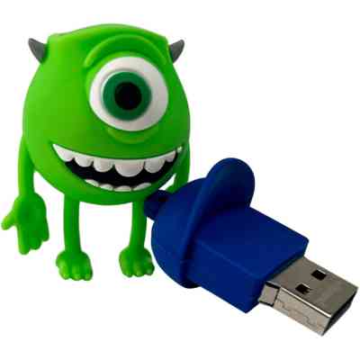 USB флеш накопитель Wibrand 16GB Mike Wazowski Green USB 2.0 (WI2.0/MW16G) Винница