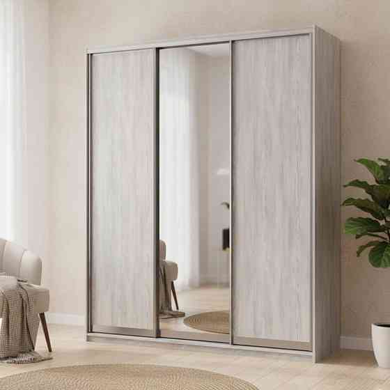 Шкаф купе Doros Сити Лайт Сосна Натти 2 ДСП / 1 зеркало 180х60х225 (DRS-011969) Львов