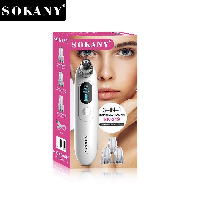 Очищатель кожи и пор лица SK-319, USB питание, LED индикатор, дисплей, удобный для домашнего ухода Одесса - изображение 2