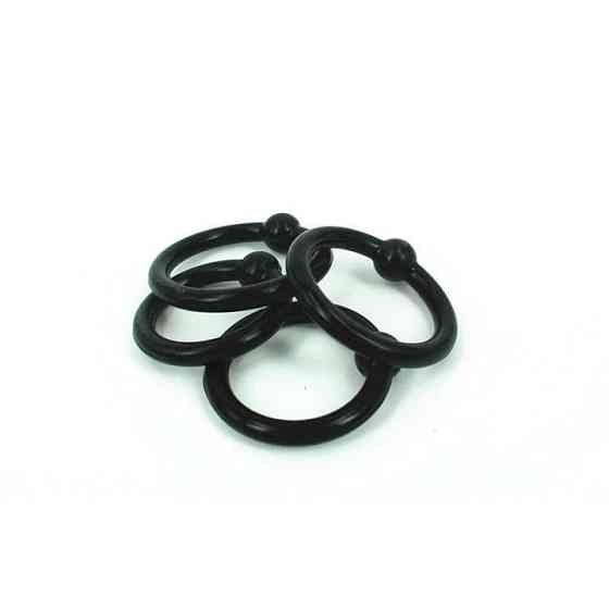 Набір ерекційних кілець (4 шт) - Чорний Вінниця