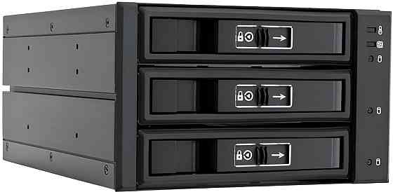 Бекплейн Chieftec CBP-2131SAS 2x5.25" -> 3x3.5" HDDs Hot-Swap Aluminium Винница