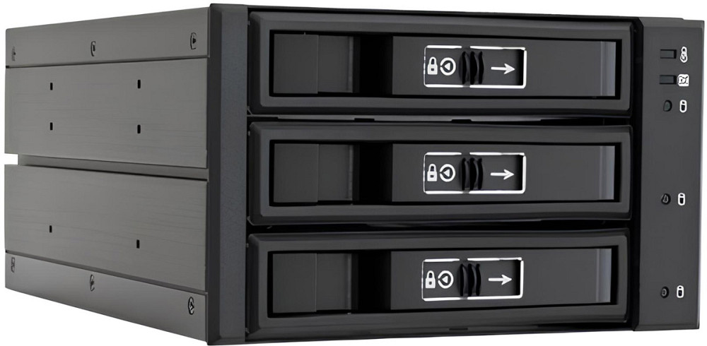 Бекплейн Chieftec CBP-2131SAS 2x5.25" -> 3x3.5" HDDs Hot-Swap Aluminium Винница - изображение 1