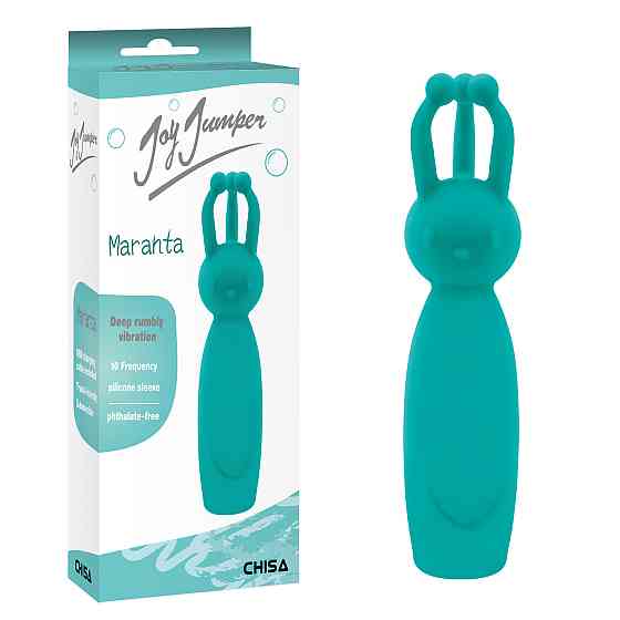 Мини вибратор клиторальный Chisa Joy Jumper Maranta, бирюзовый Sex Aura Киев